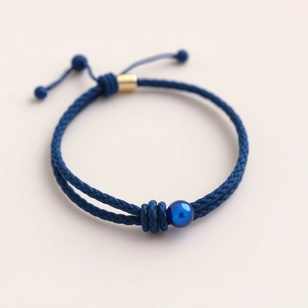 Bracelet Ancre Bleu Indigo