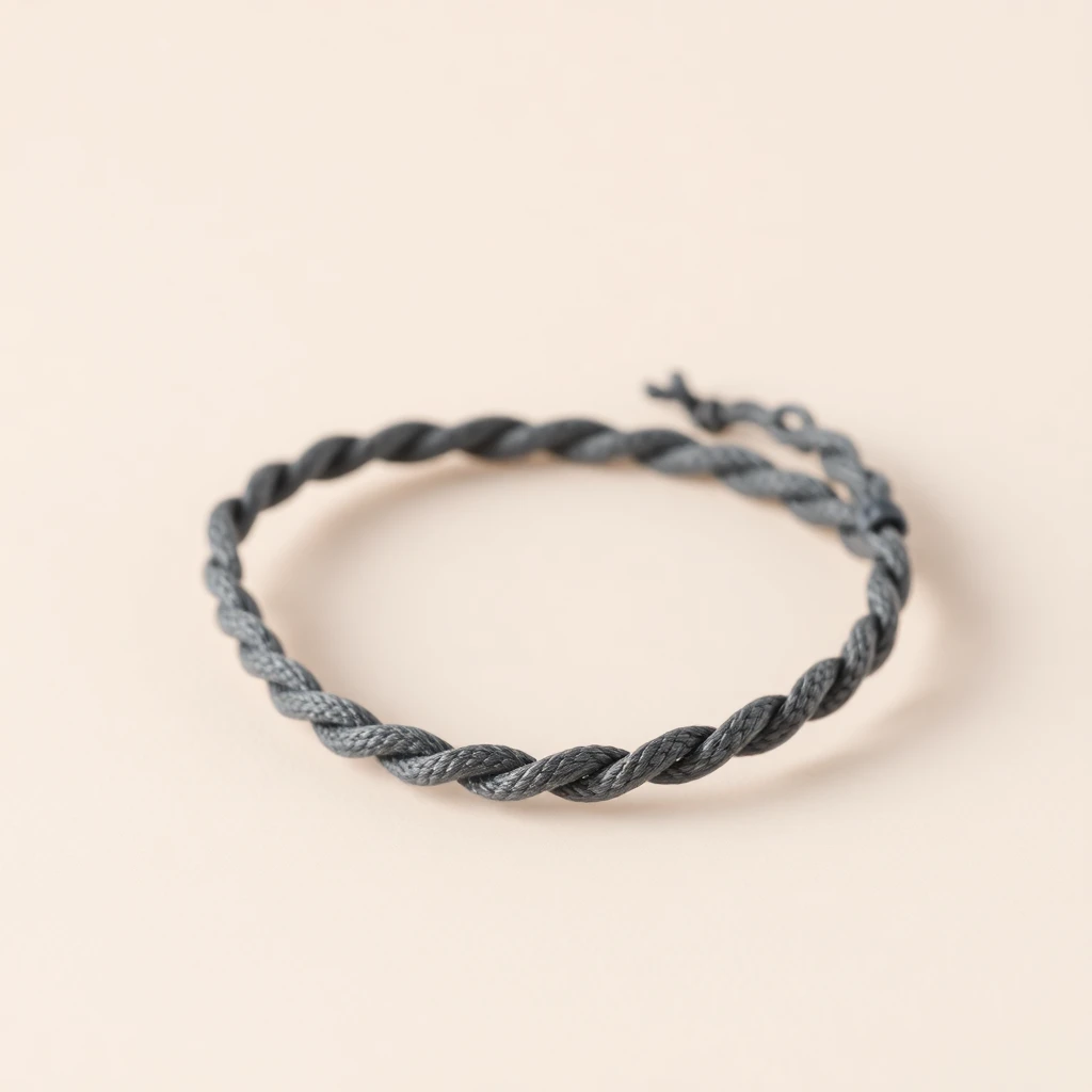 Bracelet Ancre Gris Orage