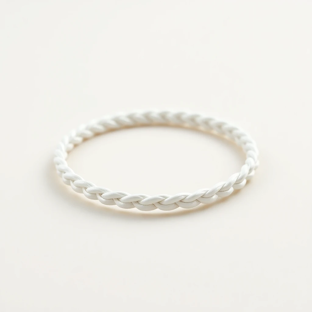 Bracelet Ancre or blanc