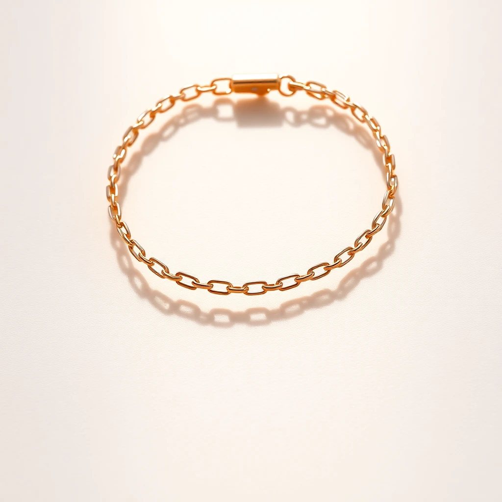 Bracelet Anneau Or Rose
