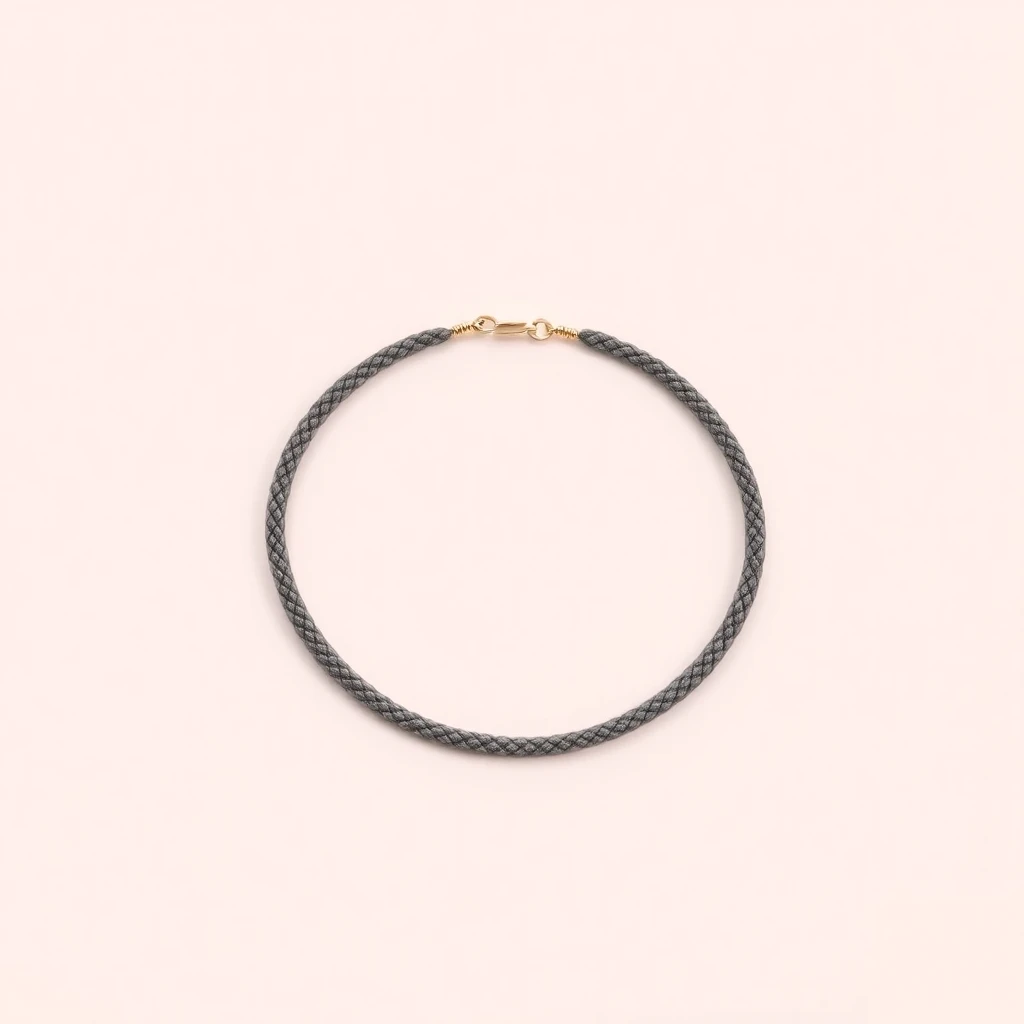 Bracelet Clou Or Gris