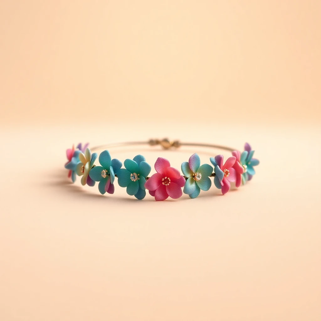 Bracelet fleurs