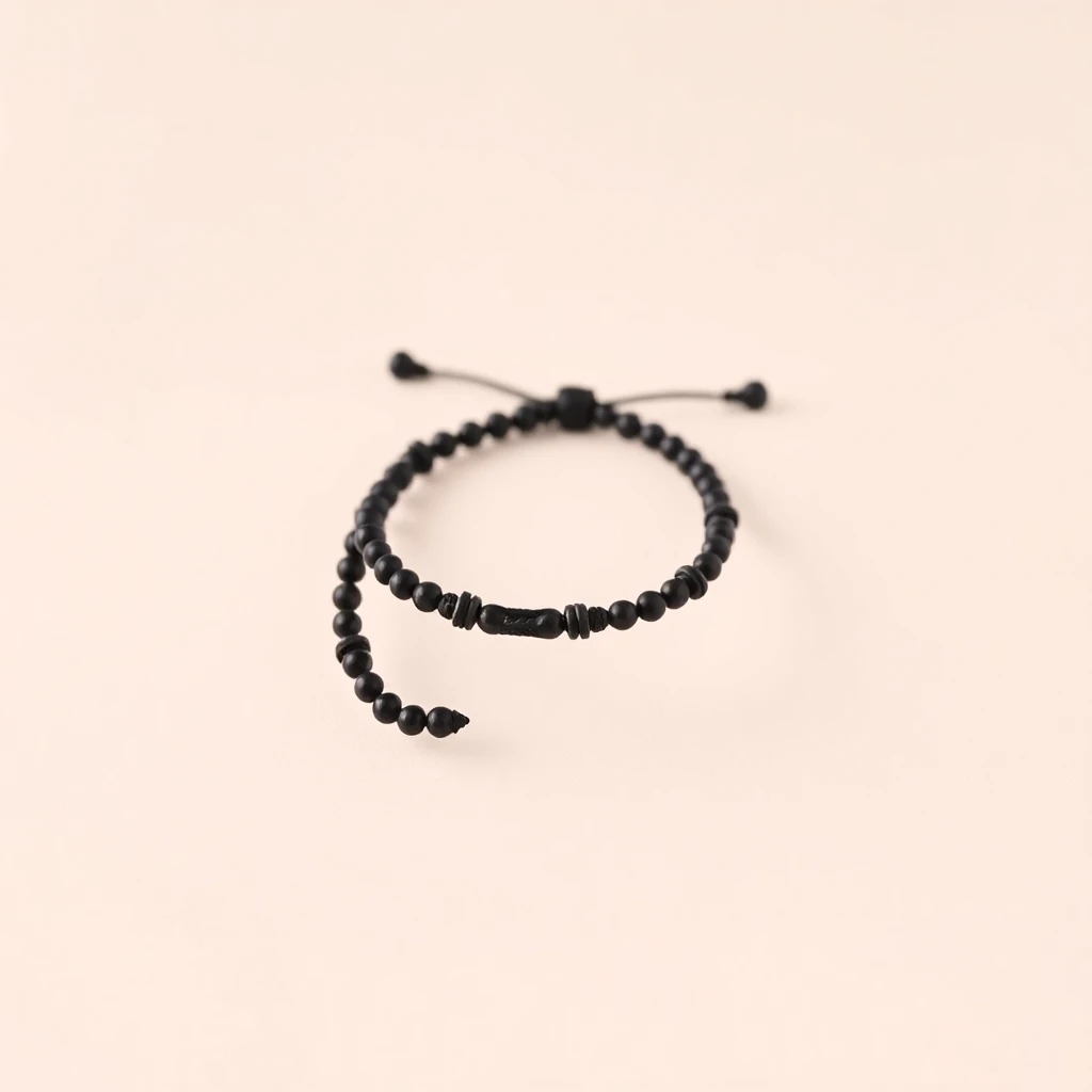 Bracelet mini fermoir Noir 2