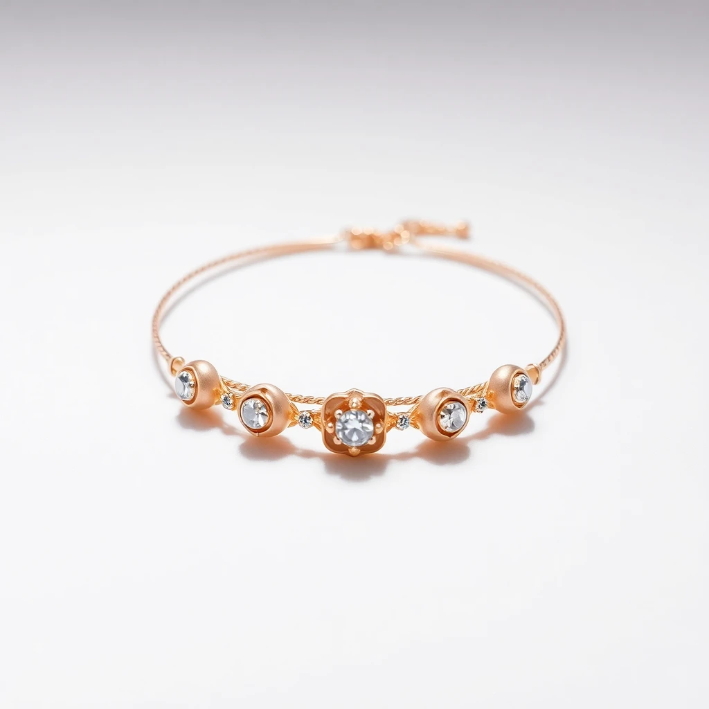 Bracelet mini fermoir Rose Beauté 2