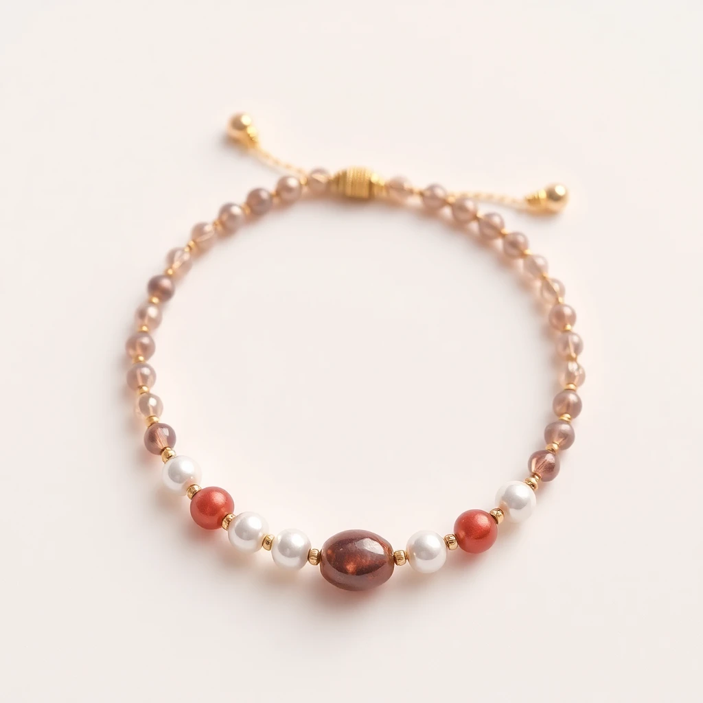 Bracelet mini fermoir Rose Beauté