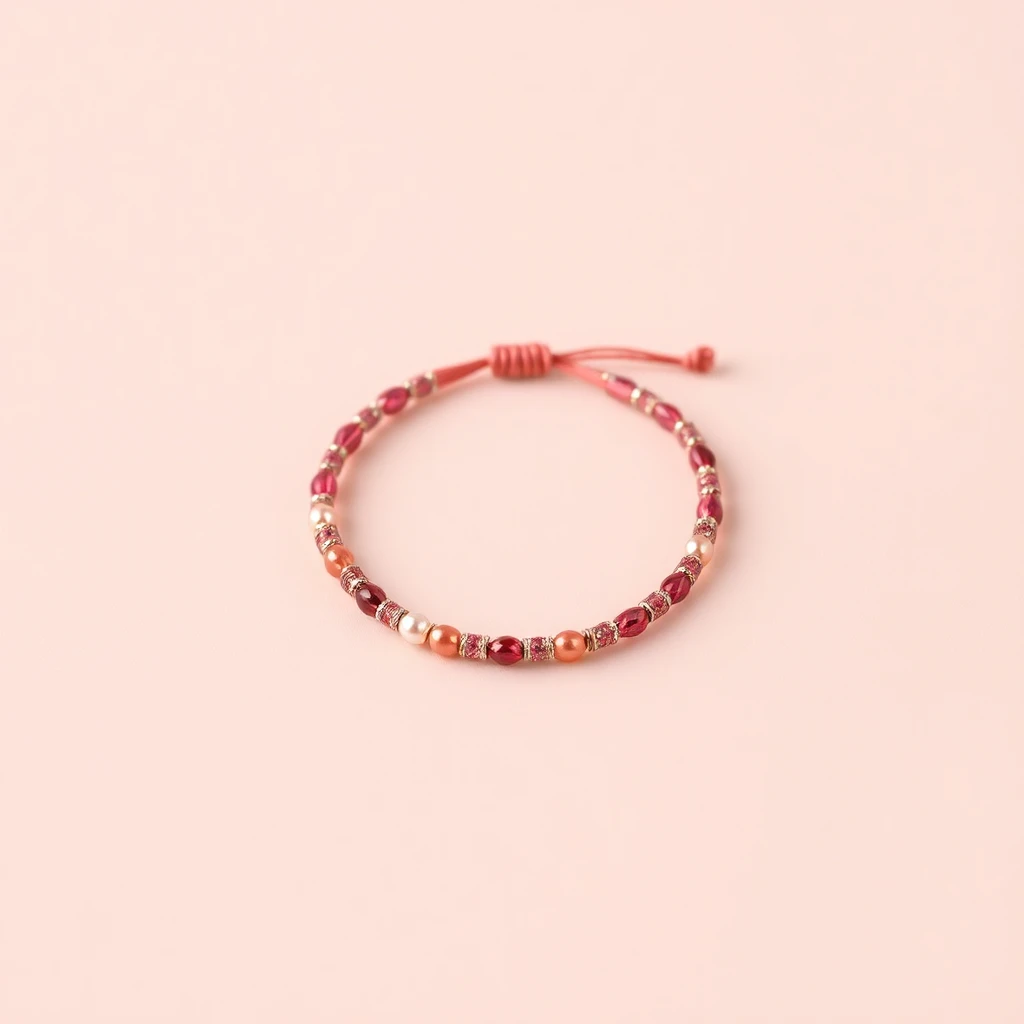Bracelet mini fermoir Rose Candeur