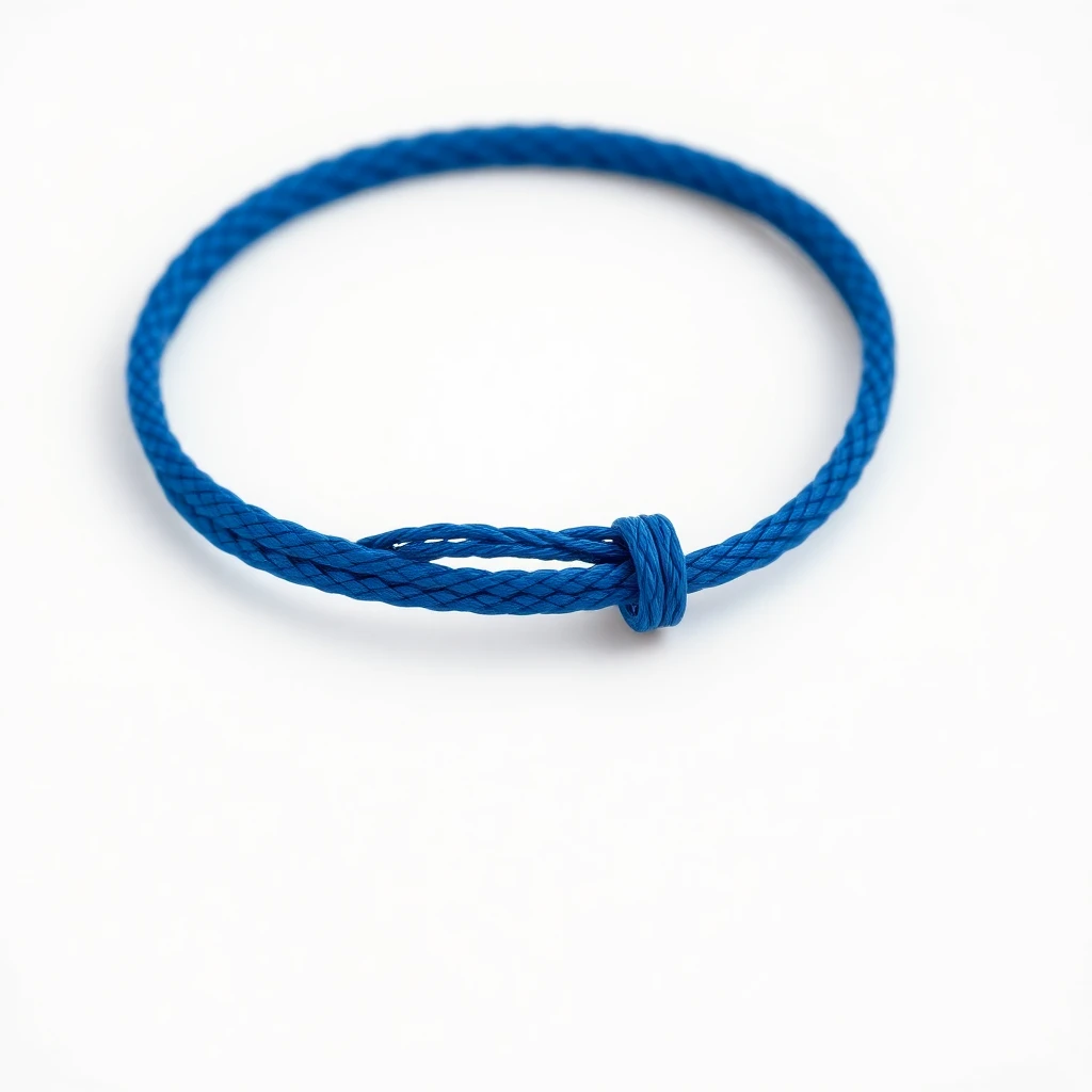 Bracelet Mono Double Tour Bleu