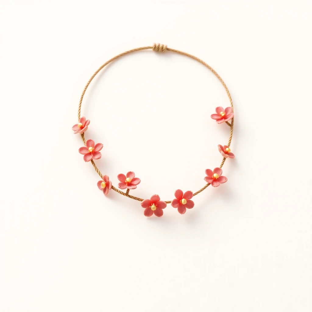 Bracelet Mono fleurs Or Rose