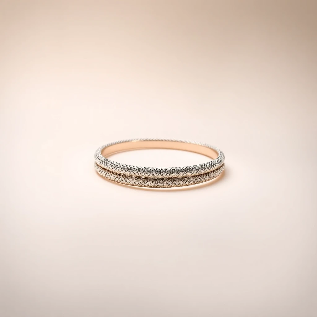 Bracelet serpent Or Blanc