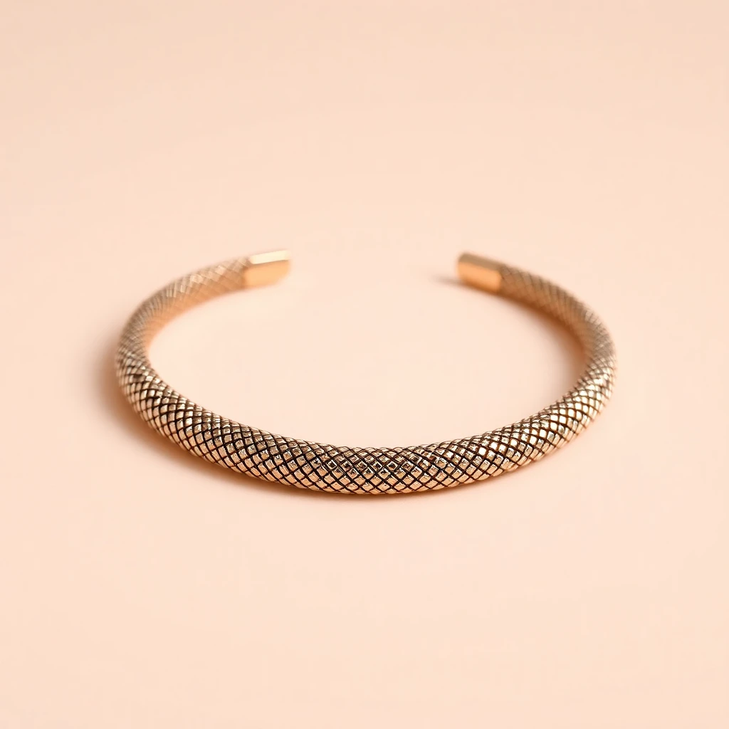 Bracelet serpent Or Rose