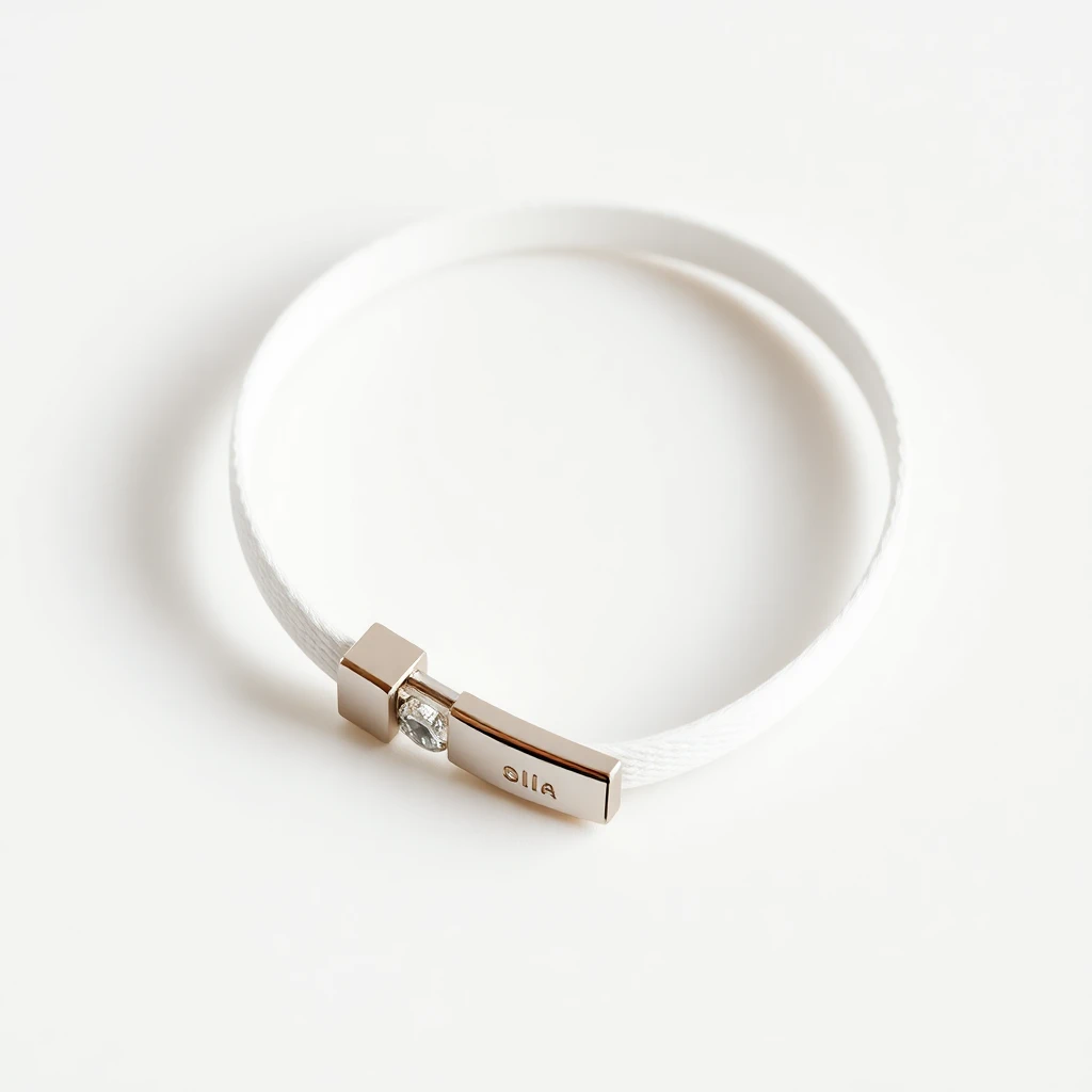 Bracelet tour H Blanc
