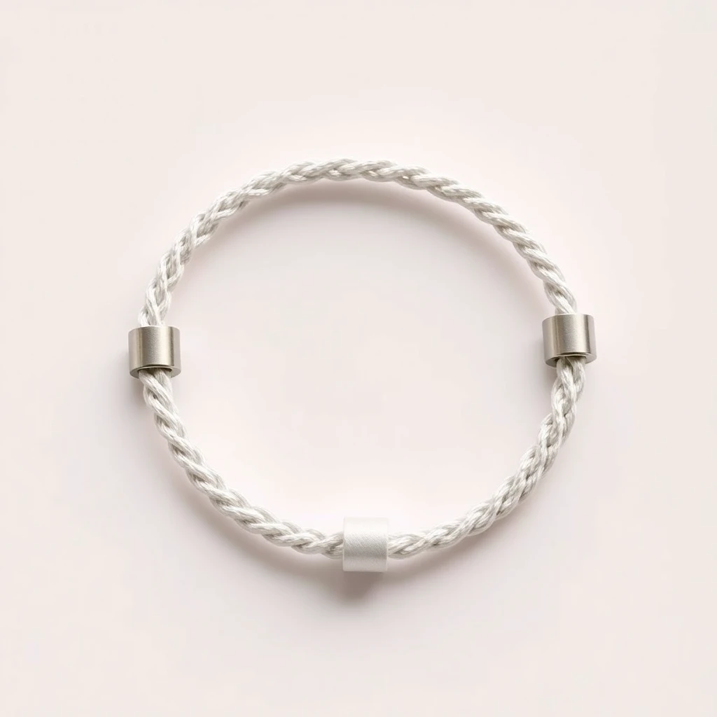 Bracelet tour H Blanc
