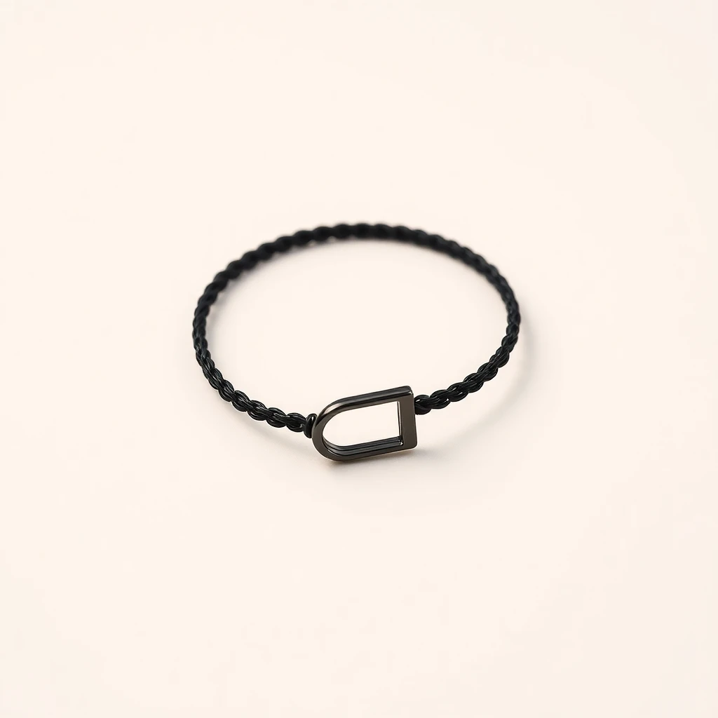 Bracelet tour H Noir