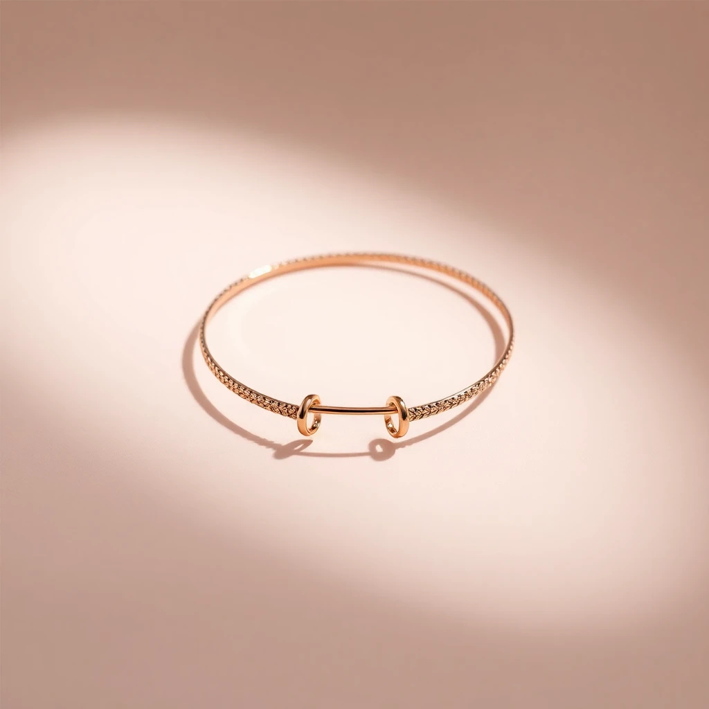 Bracelet tour H rose