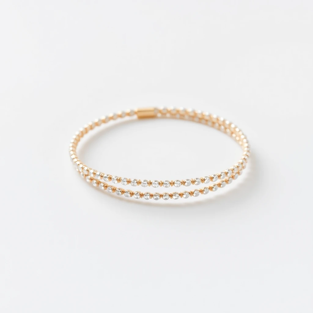 Bracelet trèfles Or blanc