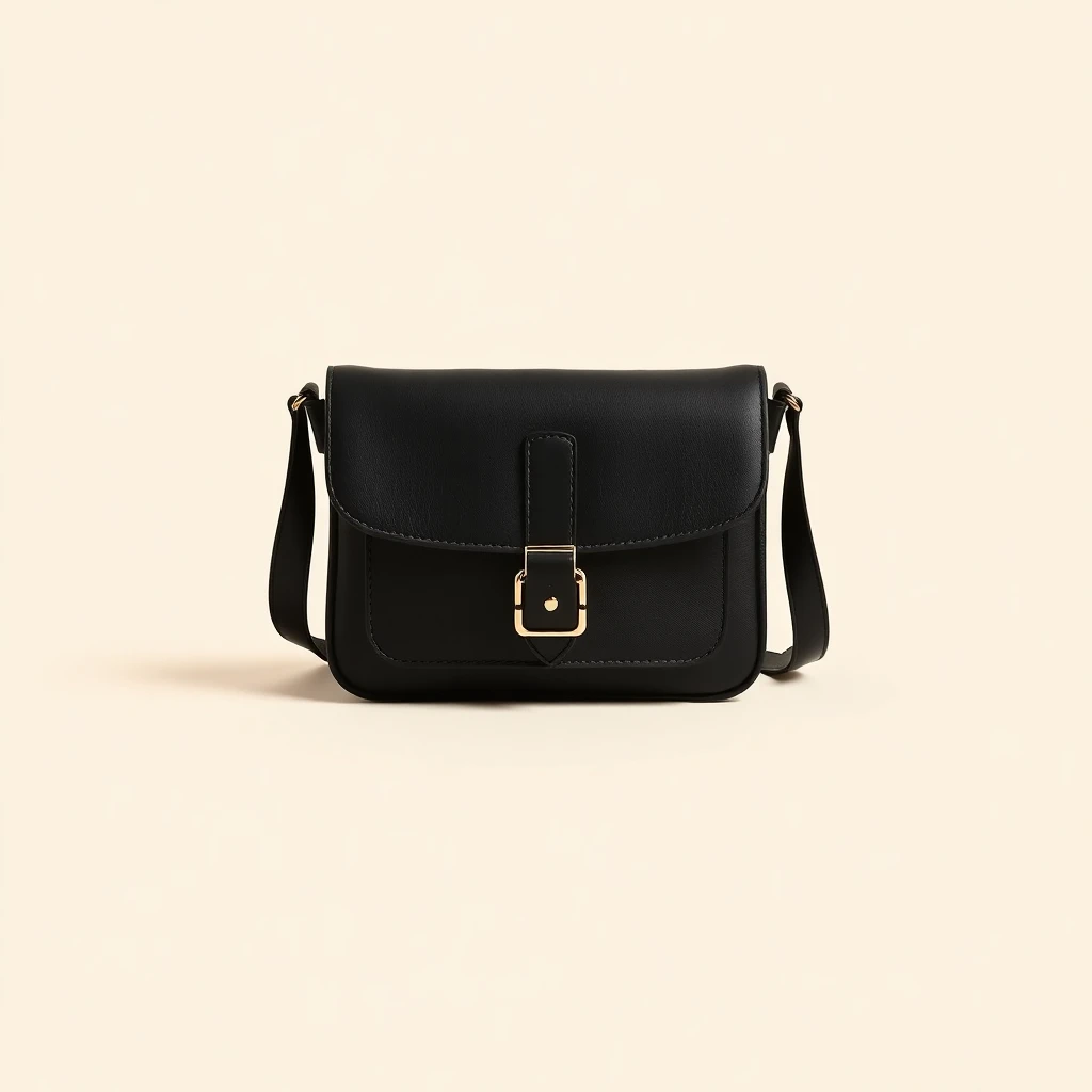 Mini B Clip Messenger Bag Noir