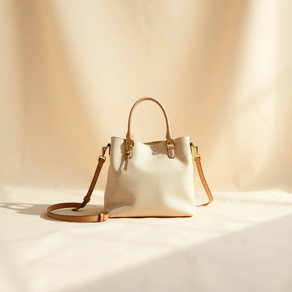 Mini sac Bandoulière Rowan Beige Toile