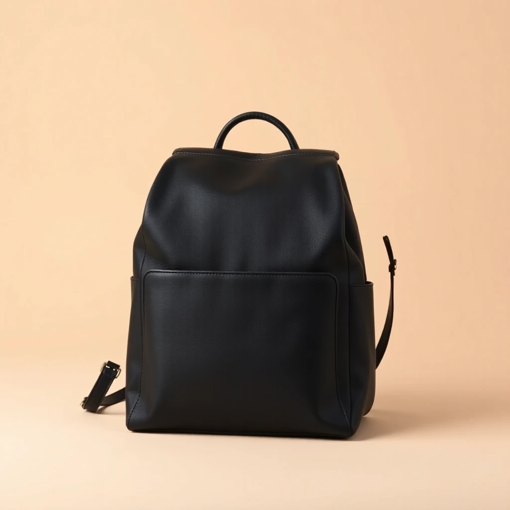 Sac Aventure en Cuir Nappa Noir
