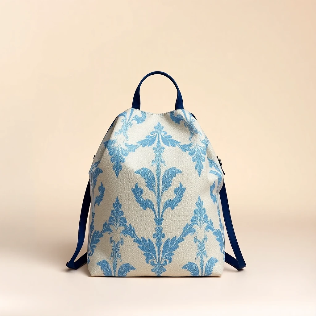 Sac Bombé BB Toile Azur