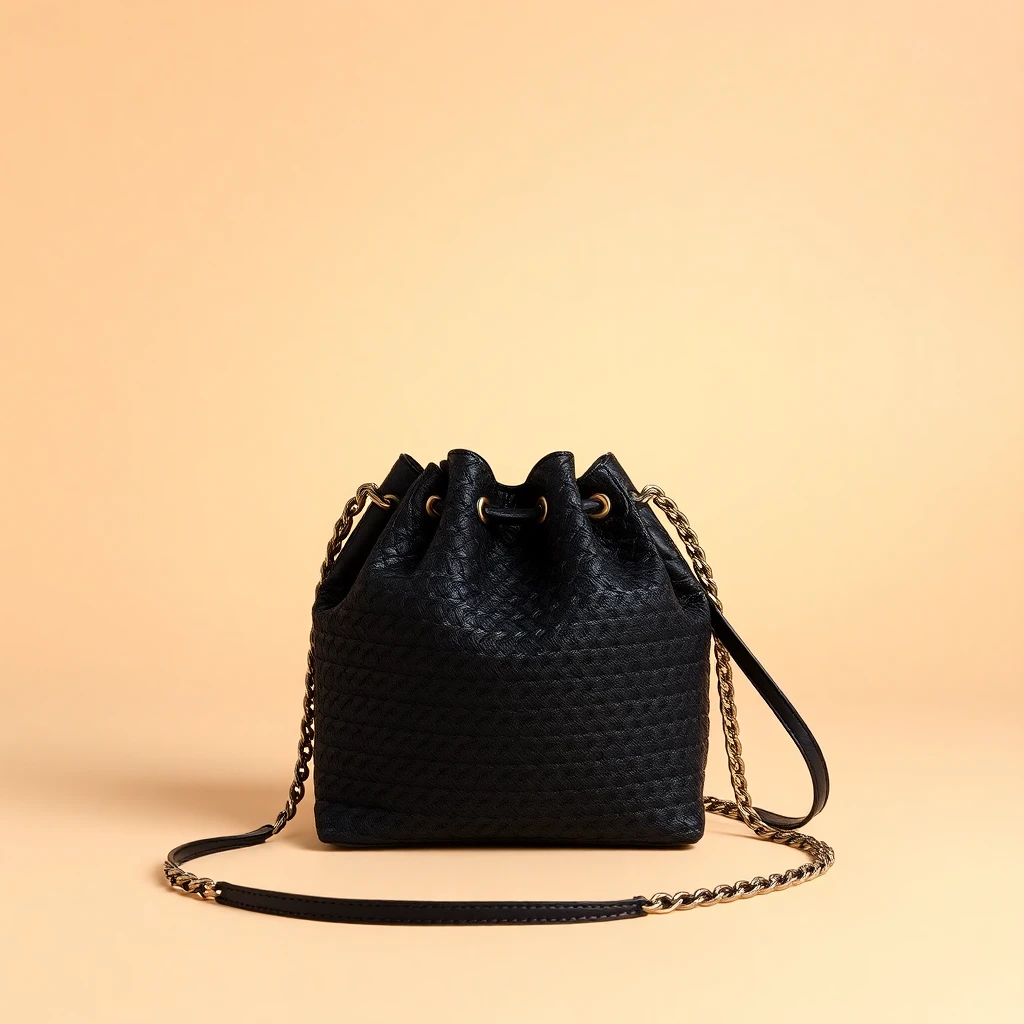 Sac Noir Mini à chaîne