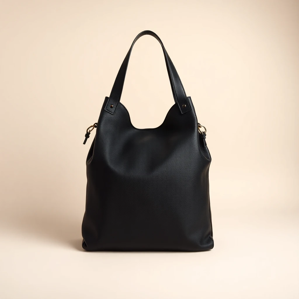 Sac Hobo Wander en Cuir Nappa Matelassé Noir