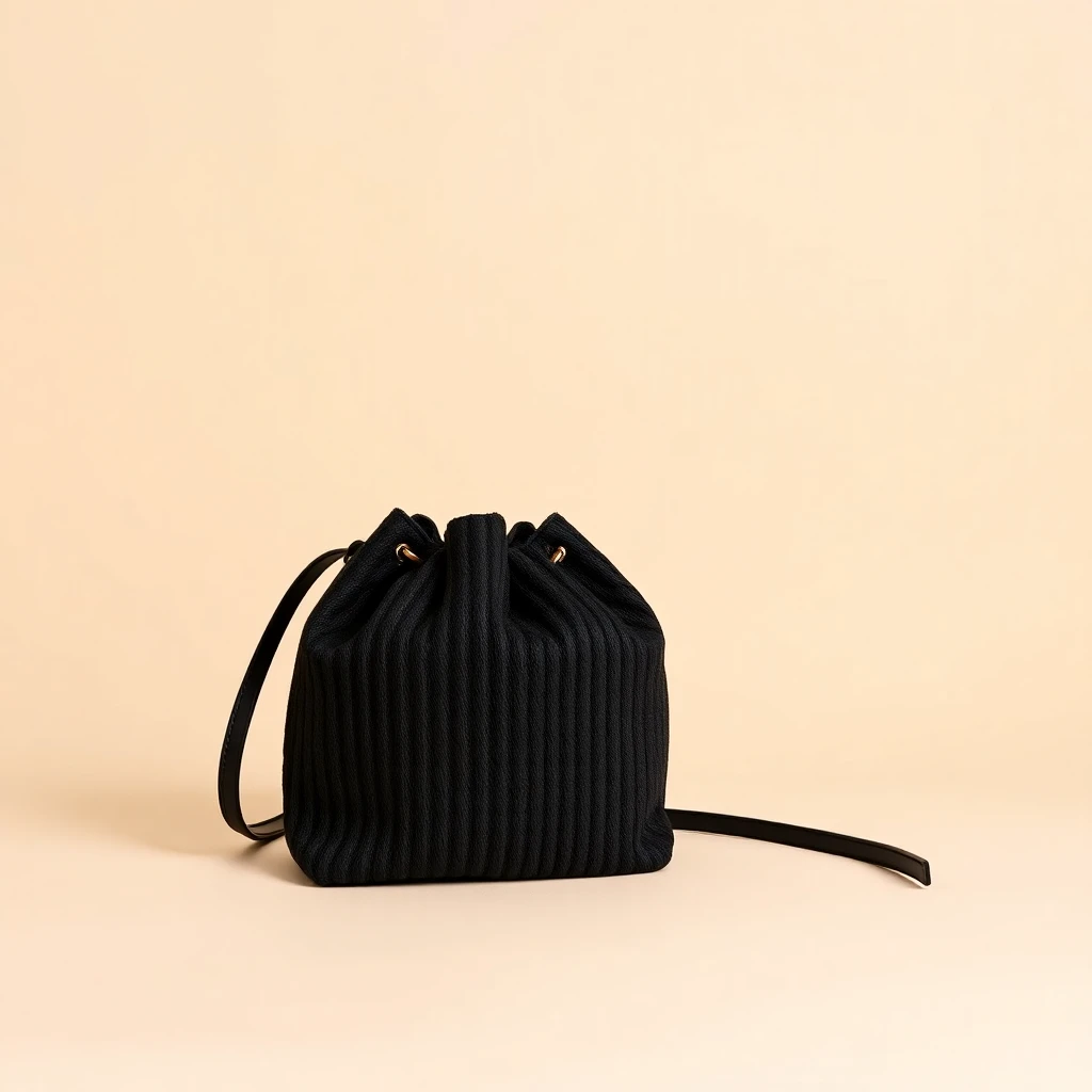 Sac Loulou en Small Matelassé Noir